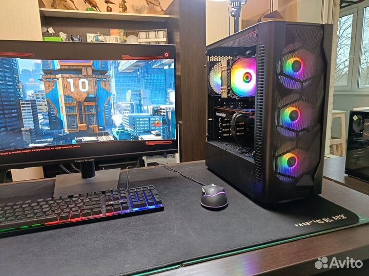 Игровой комп Intel I5 10400F+ RX5700 XT 8Gb