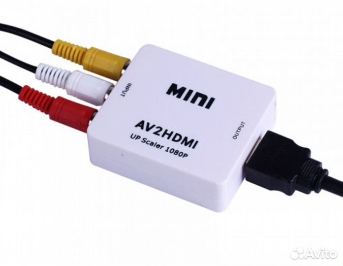 Переходник hdmi на тюльпаны