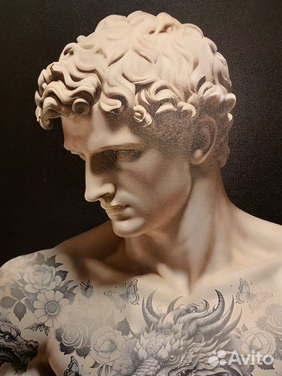 Картина статуя Давида