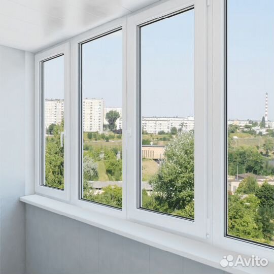 Балконы остекление