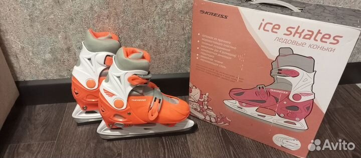 Коньки детские раздвижные 33 - 36