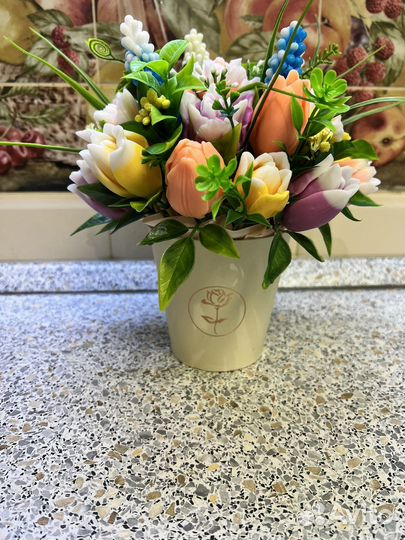 Букет из мыла ручной работы