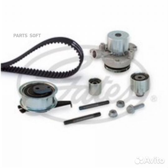 Gates KP15678XS Ремень грм + 3 ролика + помпа + крепеж 7883-13321