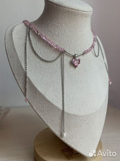 Колье чокер с подвесками