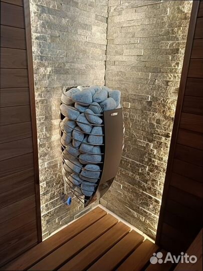 Электрокаменка с установкой