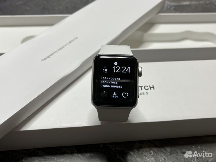 Часы Apple Watch 3 38 mm 84 акб