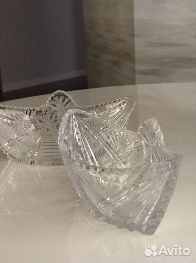 Конфетница из хрусталя