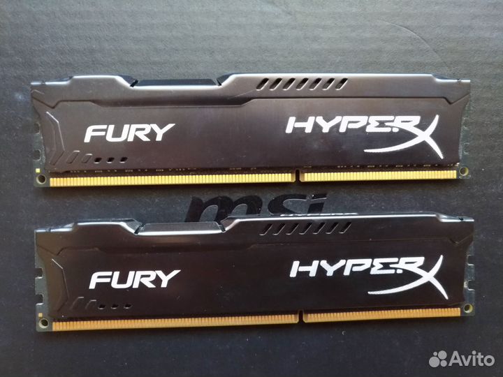 DDR3 Kingston HyperX Fury 16GB Kit (8GBx2) Идеал