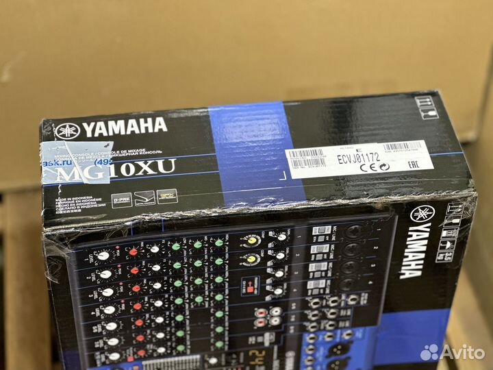 Микшерный пульт Yamaha MG10XU (Оригинал) 4 шт
