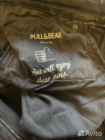 Джинсы pull and bear черные