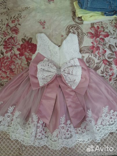 Платье для девочки 86 92