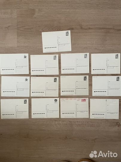 Почтовые карточки СССР открытки с 1979 по 1990