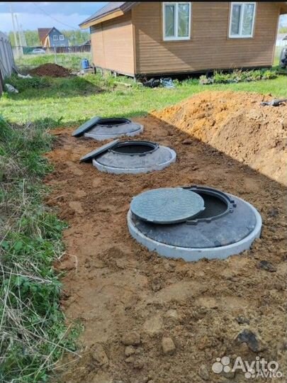 Копка септиков и колодцы, чистка колодцев ремонт