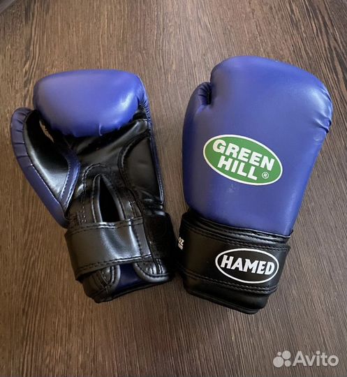 Боксерские перчатки кожанные 6 oz