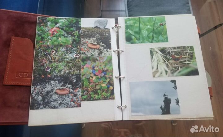 Альбом для фото макей натуральная кожа