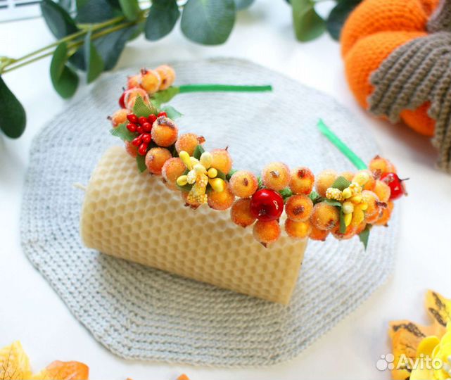 Осенний ободок/ ободок ягодки