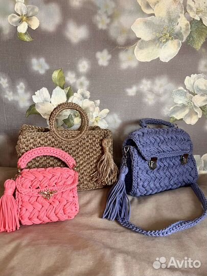 Сумка женская вязаная