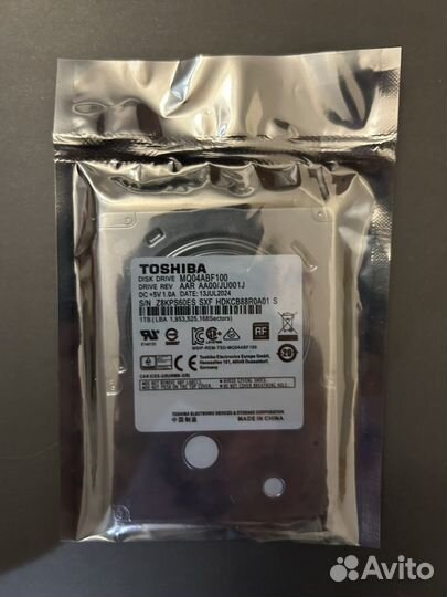 1 тб Жесткий диск 2.5 Toshiba MQ04ABF100
