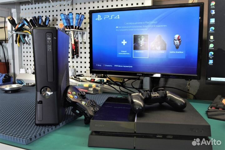 Ремонт игровых приставок playstation/xbox/nintendo