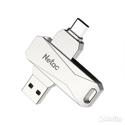 Flash Usb 3.0 Netac U782C Dual на 512GB (OTG)