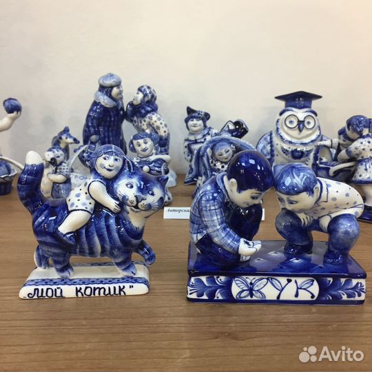 Гжель коллекционная авт. Черновы