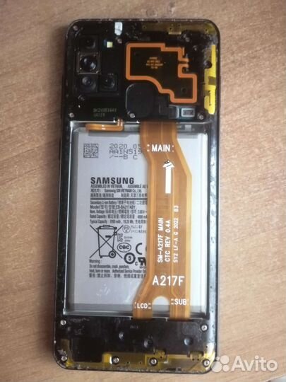 Запчасти на samsung a21s