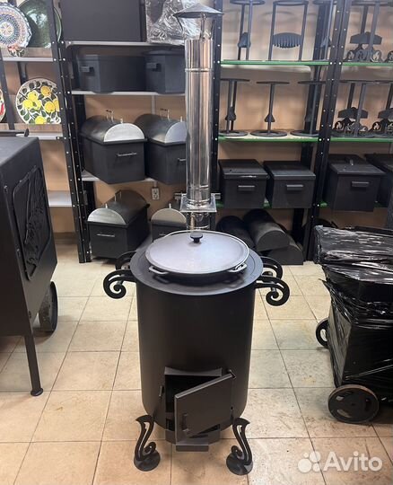 Печи под казан 2-3-5 мм