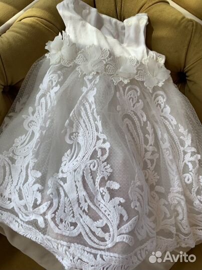 Комплект на выписку крещение choupette