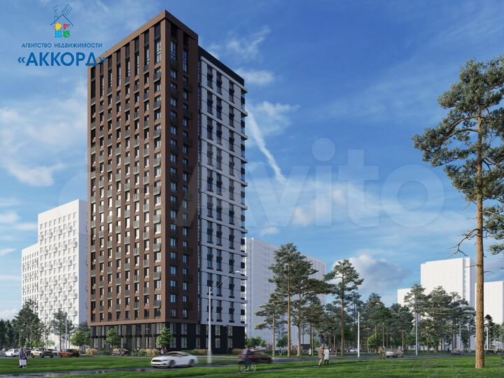3-к. квартира, 84,2 м², 4/16 эт.