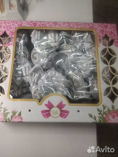 Набор елочных Новогдних игрушек