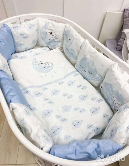 Бортики в детскую кроватку