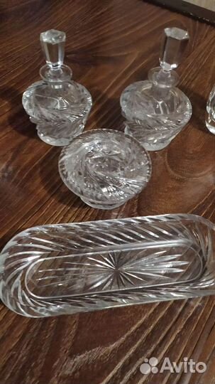 Хрустальный парфюм набор, СССР