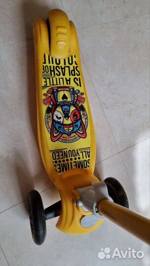 Самокат детский трехколесный бу