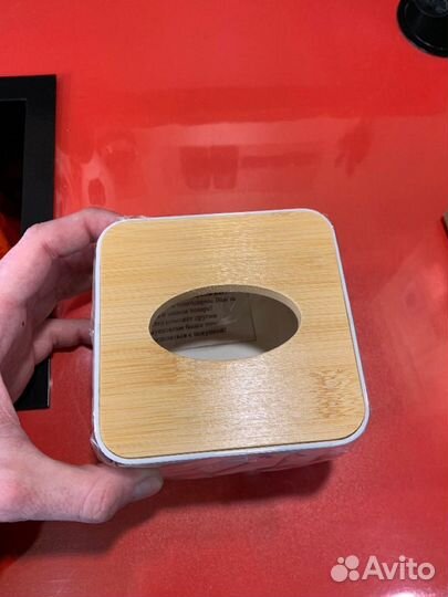 Салфетница с деревянной крышкой