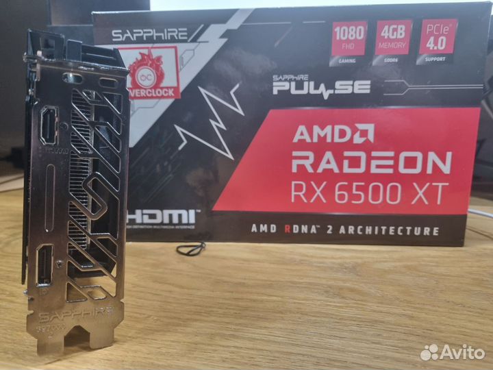 Видеокарта AMD Radeon rx 6500 xt 4gb Sapphire