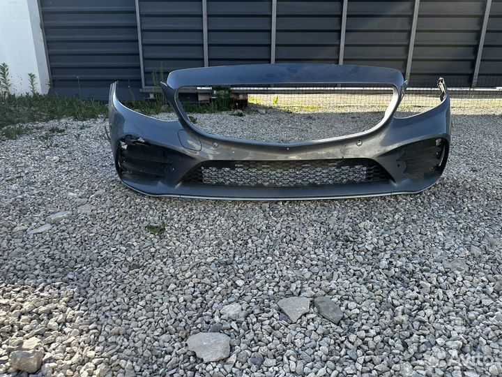 Бампер передний Mercedes C-class w205 amg рест
