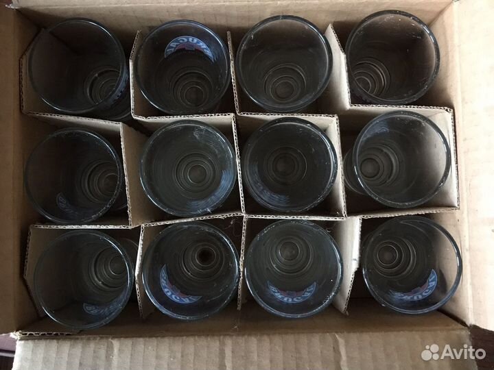 Стопки стеклянные новые 12 шт