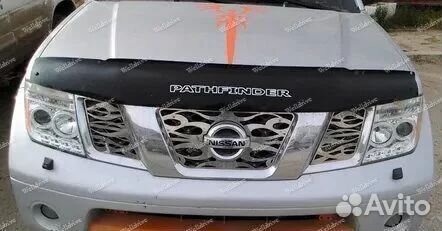 Фары Nissan Pathfinder R51 Frontier галоген хром