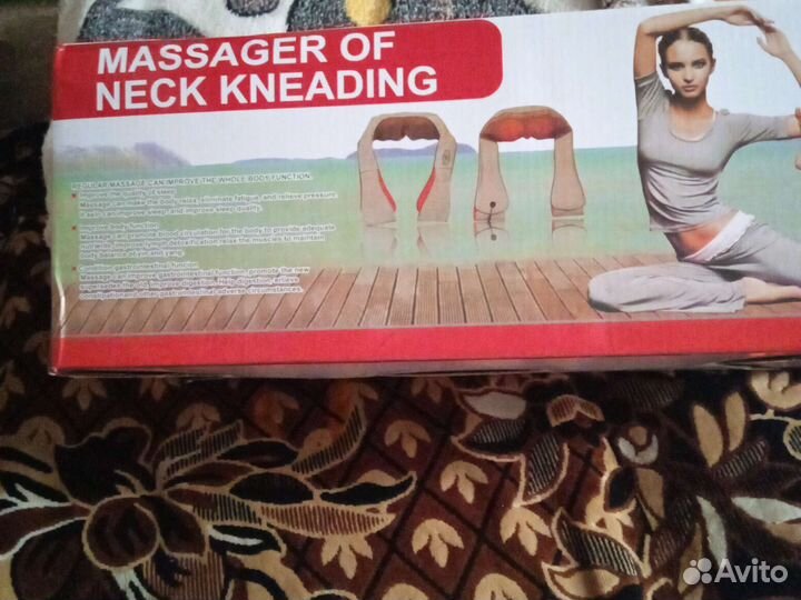 Массажер для шеи и спины роликовый
