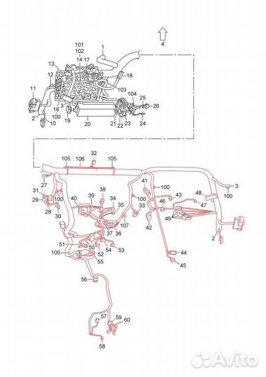 Основной жгут проводов Skoda Rapid седан CWV 2016