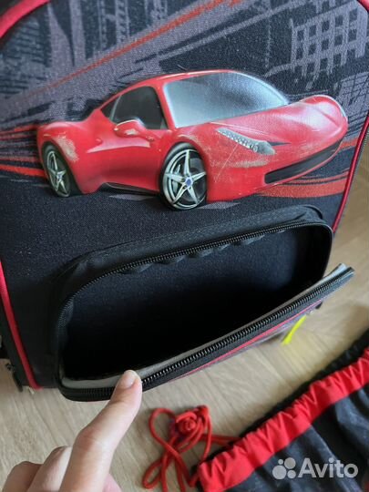 Рюкзак berlingo для мальчика с мешком для обуви