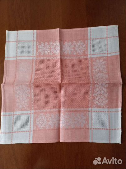 Скатерть + салфетки лен ссср. Новые