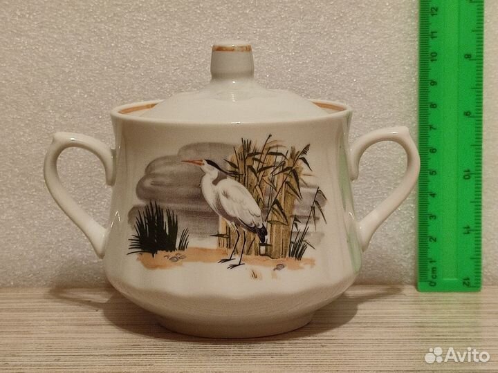 Сахарница. Аист. Цапля. СССР