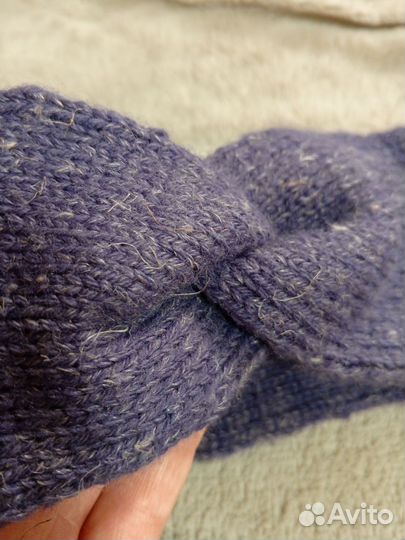 Вязаная повязка на голову