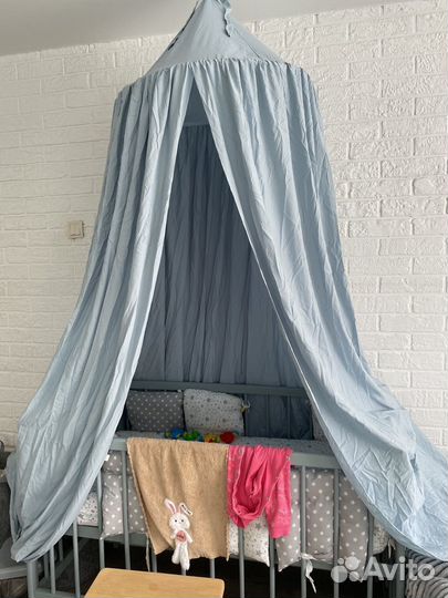 Новый балдахин в детскую кроватку
