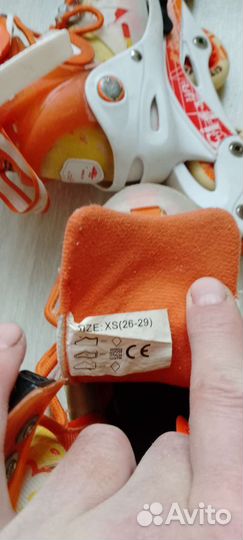 Роликовые коньки детские размер 26-29