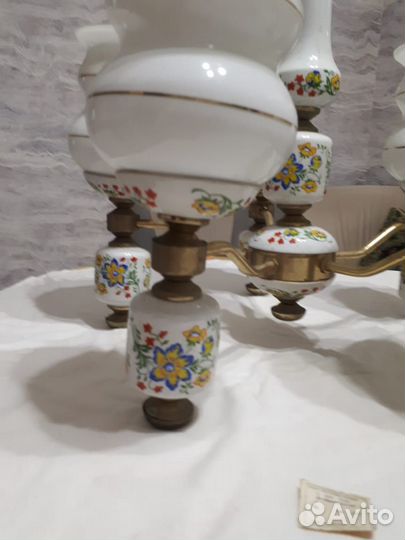 Винтажная люстра потолочная