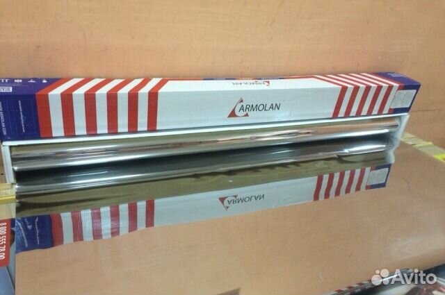 Архитектурная пленка зеркало серебро