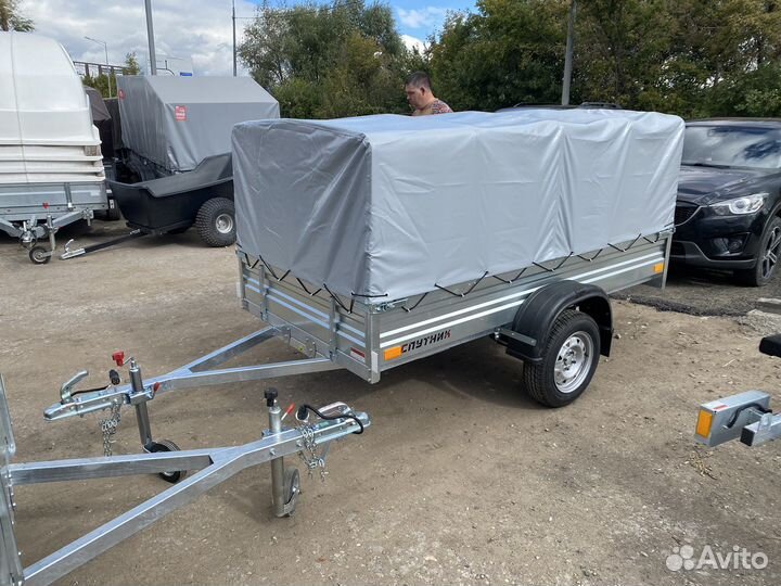 Прицеп Эксперт 2,5х1,3 с тентом 1,0м в Ульяновске