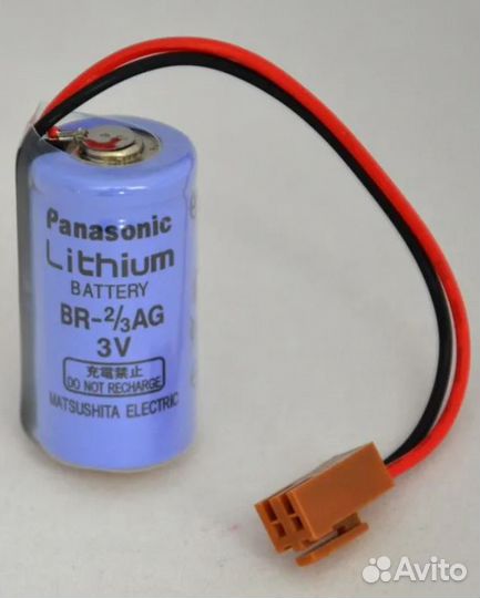 Элемент питания Panasonic BR-2/3AC2P с разъёмом